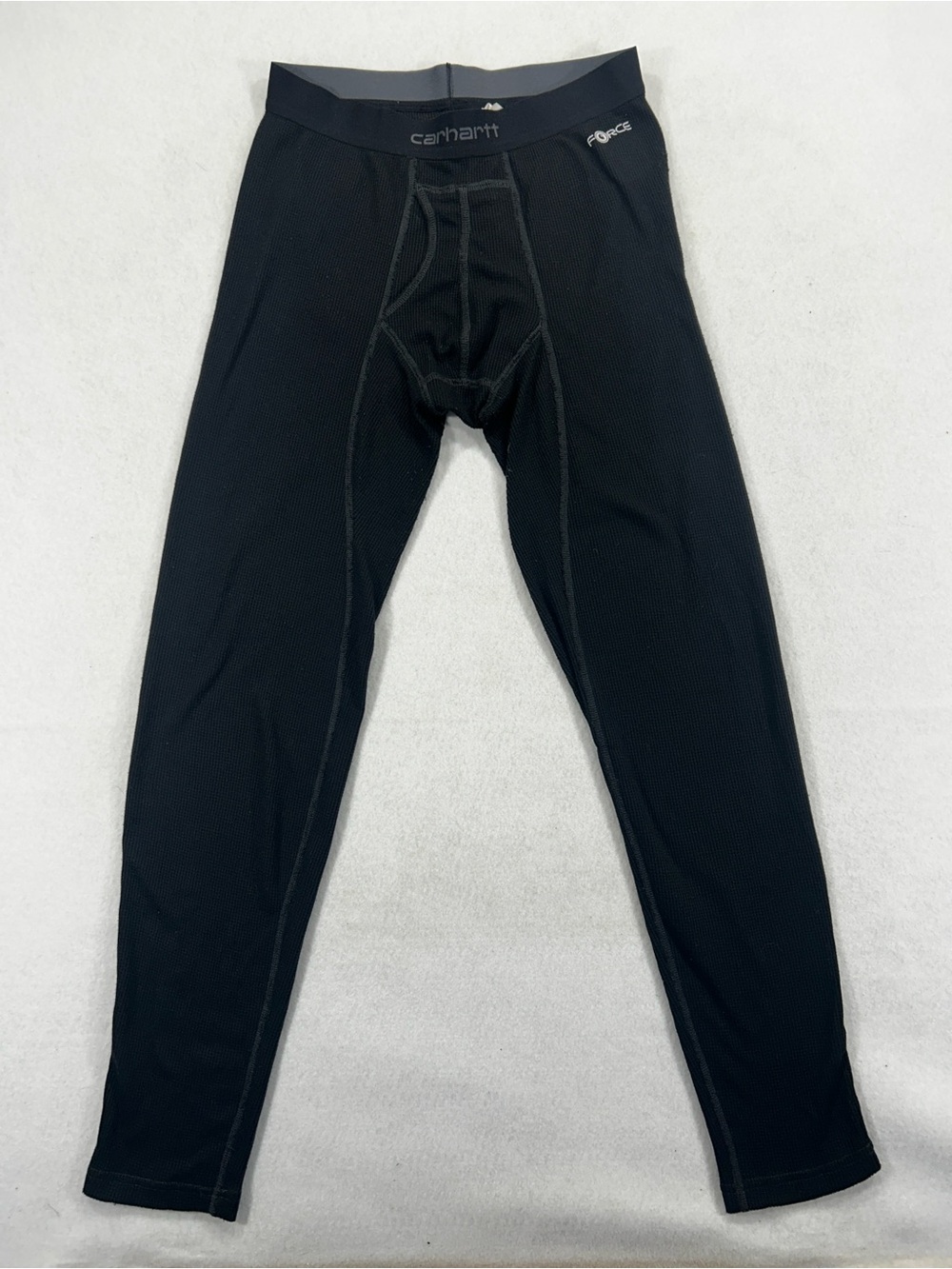 Carhartt Men’s Black Thermal Long Johns Base Layer md